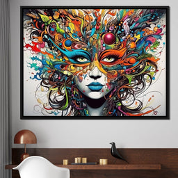 Vibrant Doodle of Visual Delight - NicheCanvas