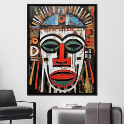 Tribal Mask 17 - Sakeem Gibbs - NicheCanvas