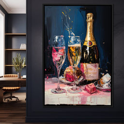 Champagne Radiance - NicheCanvas