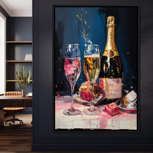 Champagne Radiance Canvas Print