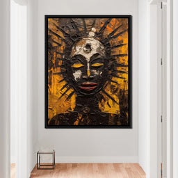 Tribal Mask 03 - Sakeem Gibbs - NicheCanvas