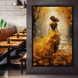 Amber Forest Promenade - NicheCanvas