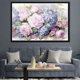 Bloom Symphony in Pastel - NicheCanvas