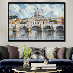 Eternal Reflections of Rome - NicheCanvas