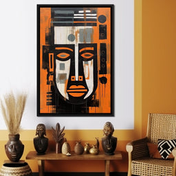 Tribal Mask - Sakeem Gibbs - NicheCanvas
