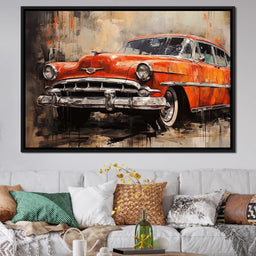 Car Collection 12 - Rider Art - NicheCanvas