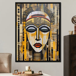 Tribal Mask 04 - Sakeem Gibbs - NicheCanvas