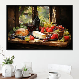 Fruit Cheese Wine 1 - NicheCanvas