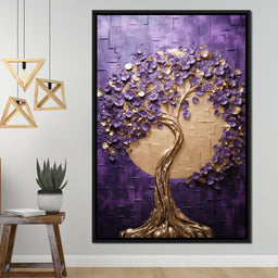 Golden Twilight in Nature Embrace - NicheCanvas