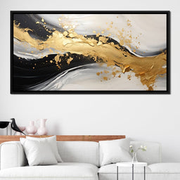 Morningstar Gold Swirl 2 - Tanni Cylon - NicheCanvas