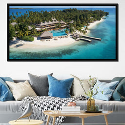 Tropical Serenity Shores - NicheCanvas
