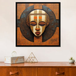 Tribal Mask 12 - Sakeem Gibbs - NicheCanvas