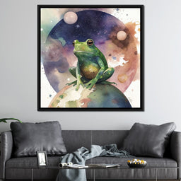 Frog - Astro Cruise - Ben Heine - NicheCanvas