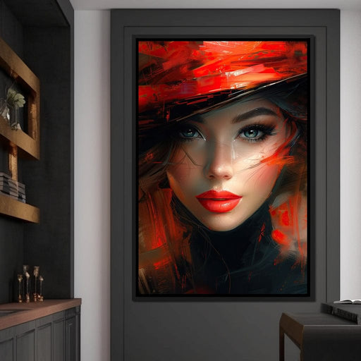 Siren in Rouge Overture Canvas Print