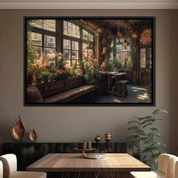 Floral Window - NicheCanvas