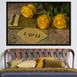 Yellow Roses - NicheCanvas