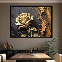 Golden Rose - NicheCanvas