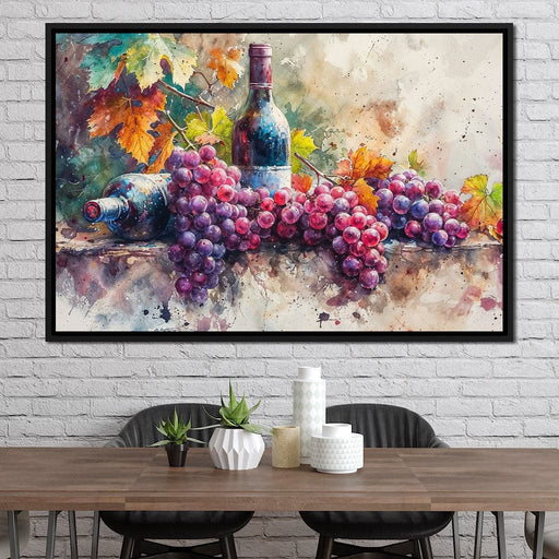 Wine and Vines Vista Canvas Print