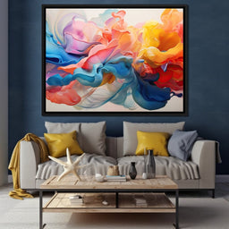 Blossom Swirl in Liquid Rose - NicheCanvas