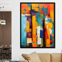 Colorful Modern Art 008 - Johanjjf - NicheCanvas