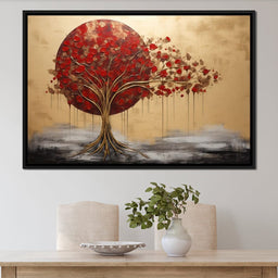 Golden Tree Autumn Symphony - NicheCanvas