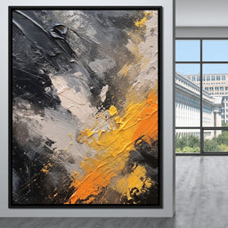 Abstract Onyx Radiance - NicheCanvas