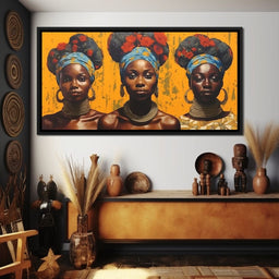 The Three Sisters - Sakeem Gibbs - NicheCanvas