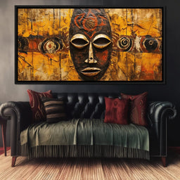 Tribal Mask 11 - Sakeem Gibbs | NicheCanvas