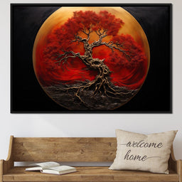 Scarlet Tree - NicheCanvas