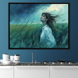 Zephyr's Embrace in Verdure - NicheCanvas