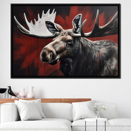 Canadian Moose - NicheCanvas