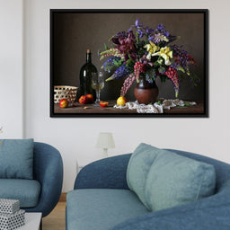 Lupines & Irises - NicheCanvas