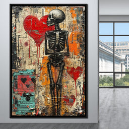 Romantic Skeleton 1 - NicheCanvas