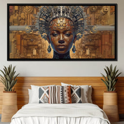 African Portrait Jama - Sakeem Gibbs - NicheCanvas