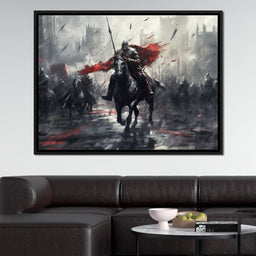 Majestic Warfare in Monochrome - NicheCanvas