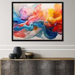 Blossom Swirl in Liquid Rose - NicheCanvas