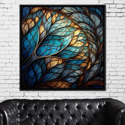 Mosaic Treescape - NicheCanvas