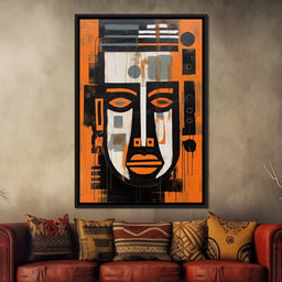 Tribal Mask - Sakeem Gibbs - NicheCanvas