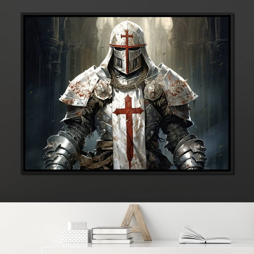 Knight of Sacred Hammer - Raven Blackwood Canvas Print