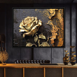 Golden Rose - NicheCanvas