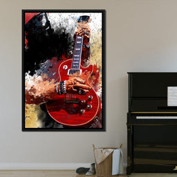 Slasher Electric Guitar - Abraham Szomor - NicheCanvas