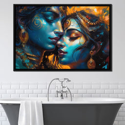 Radha & Krishna Love Story - NicheCanvas