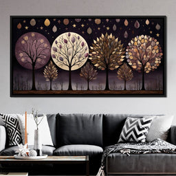 Violet Forest Seasons - NicheCanvas