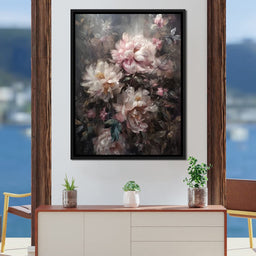 White & Pink Flowers - NicheCanvas