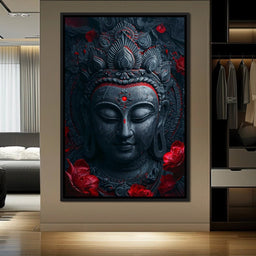 Buddha's Crimson Nirvana - NicheCanvas