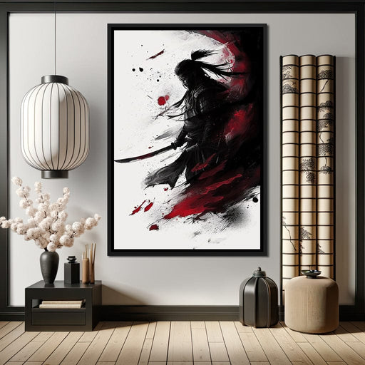 Samurai Chaos Canvas Print