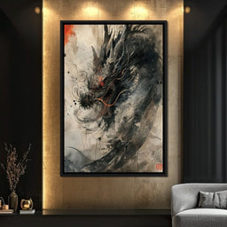 Ethereal Dragon's Maelstrom - NicheCanvas