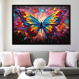 Vibrant Metamorphosis Burst - NicheCanvas