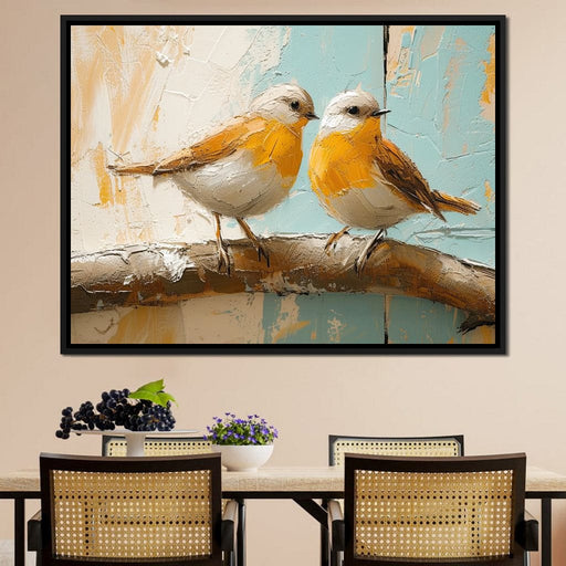Sunlit Songbird Serenade Canvas Print