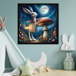 Whimsical Moonlight Meander - TooplesArt - NicheCanvas
